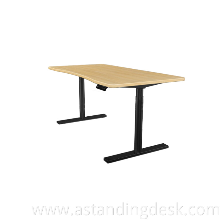 Office furniture dual motor ergonomic adjustable height desk